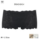 【エントリー&2点購入でP5倍★3点で10倍】 20%OFF ワコール Wacoal GOCOCi ゴコチ ショーツ ボックスショーツ パンツ パンティ 肌あたりのやさしい フラワーレース PGG197 MLサイズ