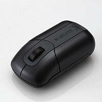 マウス本体にレシーバを収納可能できるフラップランチャー採用の無線マウス。【送料無料】USBワイヤレスマウス：M-D7URBK