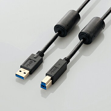 エレコム TV-HDD接続用USBケーブル(USB3.0 A-B)/1m 1.0m DH-AB3F10BK