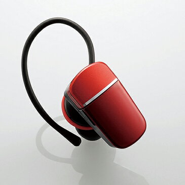 エレコム 小型Bluetooth ワイヤレス ヘッドセット ブルートゥース 通話・音楽対応 連続通話4.5時間 Bluetooth4.1 レッド LBT-HS40MMPRD