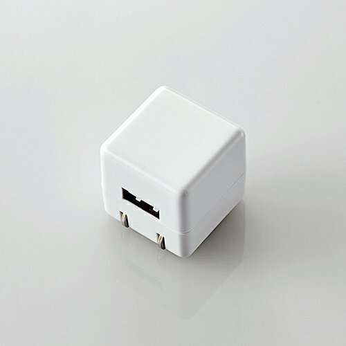 エレコム キューブ型 AC充電器 長寿命 1A for Walkman ELECOM AVS-ACUAN007WH