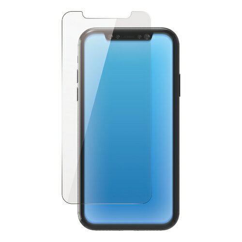 エレコム iPhone 11 用 ガラス フィルム 3次強化 ブルーライトカット 液晶保護フィルム iphone6.1 iphone11 アイフォン 11 新型 iPhone2019 6.1インチ 6.1 液晶 保護 ブルーライト カット iPhoneXR 対応 耐衝撃 ガラスフィルム PM-A19CFLGTBL