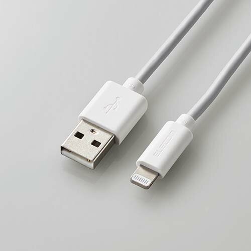 ���쥳�� ����������� Lightning�����֥� �����ǥ������� 0.5m �饤�ȥ˥󥰥����֥� �ۥ磻�� ELECOM MPA-UALA05WH