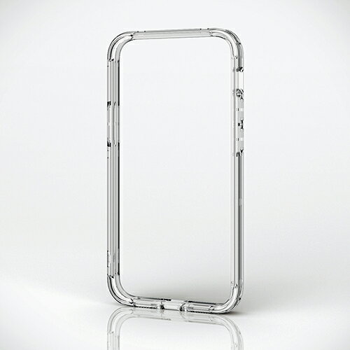 エレコム iPhone 12 mini 用 ハイブリッド ケース TRANTECT バンパー アイフォン 12 ミニ 新型 iPhone12 mini iPhone 2020 5.4 インチ ハイブリッドバンパーケース カバー クリア PM-A20AHVBCR