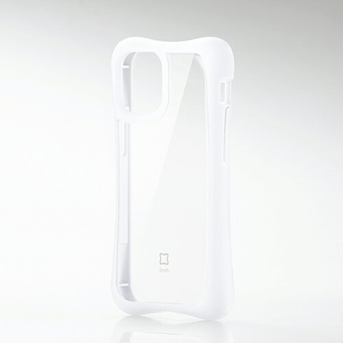 エレコム iPhone 12 mini 用 ハイブリッド ケース finch ぴったりホールド アイフォン 12 ミニ 新型 iPhone12 mini iPhone 2020 5.4 インチ ハイブリッド ケース カバー クリアホワイト PM-A20AHVHH3CRW