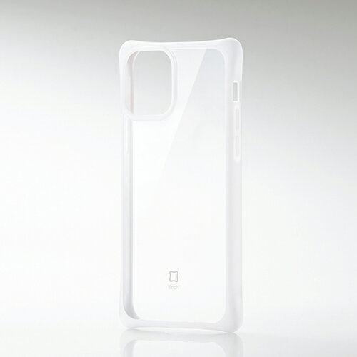 エレコム iPhone 12 / iPhone 12 Pro 用 ハイブリッド ケース finch すっきりホールド アイフォン 12 / アイフォン 12 Pro 新型 iPhone12 pro iPhone 2020 6.1 インチ ハイブリッド ケース カバー finch クリアホワイト PM-A20BHVHH1CRW