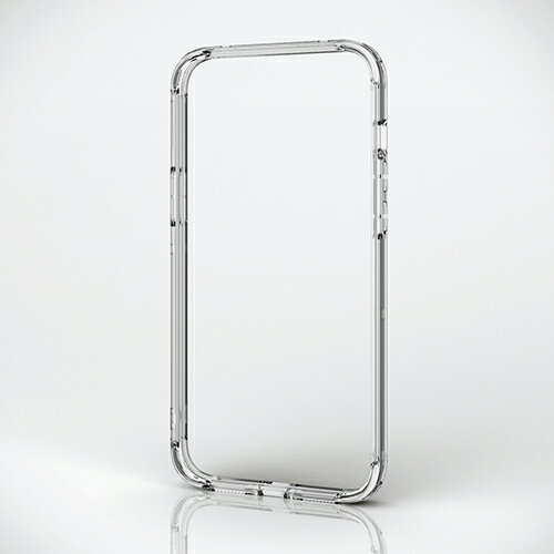 エレコム iPhone 12 Pro Max 用 ハイブリッド ケース TRANTECT バンパー アイフォン 12 プロ マックス 新型 iPhone12 pro max iPhone 2020 6.7 インチ ハイブリッドバンパーケース カバー クリア PM-A20CHVBCR