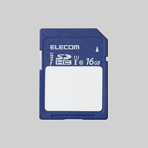 エレコム SDHCカード 文字が書ける SDHC メモリカード 16GB SDカード 保存内容が書...