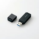 エレコム メモリリーダライタ USB3.0対応 スティックタイプ メモリカードリーダ USB3.0対応 直挿し SD系専用 ブラック MR3-D011XBK