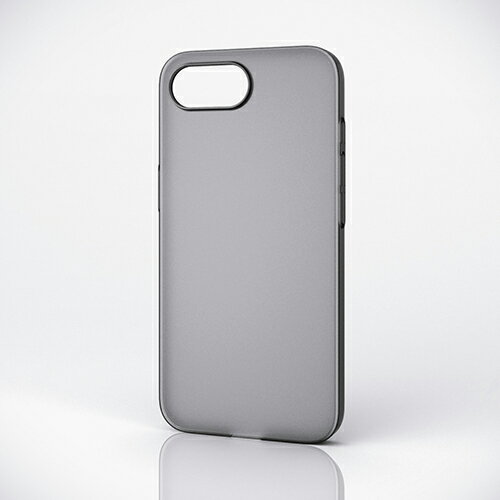 エレコム iPhone 16e 用 ハードケース 極薄 0.6mm メタルステッカー付 iPhone16e ハード ケース カバー クリアブラック ELECOM PM-A25SPV06BK