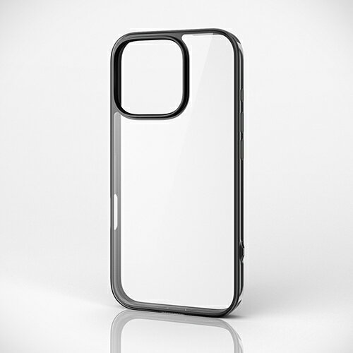 쥳 iPhone 16 Pro  ϥ֥åɥ ե졼५顼 ϥ֥å  С ̥ꥢ ֥å PMCA24CHVCFCBK