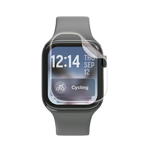 ���쥳�� Apple Watch �� 46mm �ե륫�С��ե���� �׷�ۼ� ����ڥ� �����ɻ� 2���� Ž�եġ����� �վ� �ݸ�ե���� ELECOM AW-...