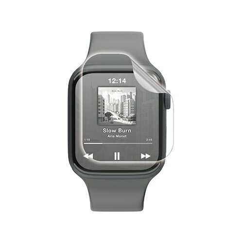 ���쥳�� Apple Watch �� 44mm �ե륫�С��ե���� �׷�ۼ� ����ڥ� �����ɻ� 2���� Ž�եġ����� �վ� �ݸ�ե���� ELECOM AW-...