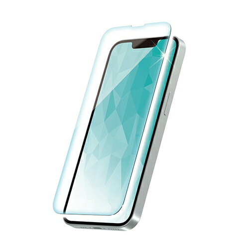 エレコム iPhone 17e 用 ガラスフィルム 超極薄 0.07mm 高透明 ブルーライトカット 超簡単貼付ツール iPhone 17e ガラス 液晶 保護フィルム ELECOM PM-A26SFLGUSTBL