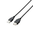 エレコム USBケーブル 0.5m エコUSB2.0延長ケーブル(AM-AFタイプ) U2C-JE05BK