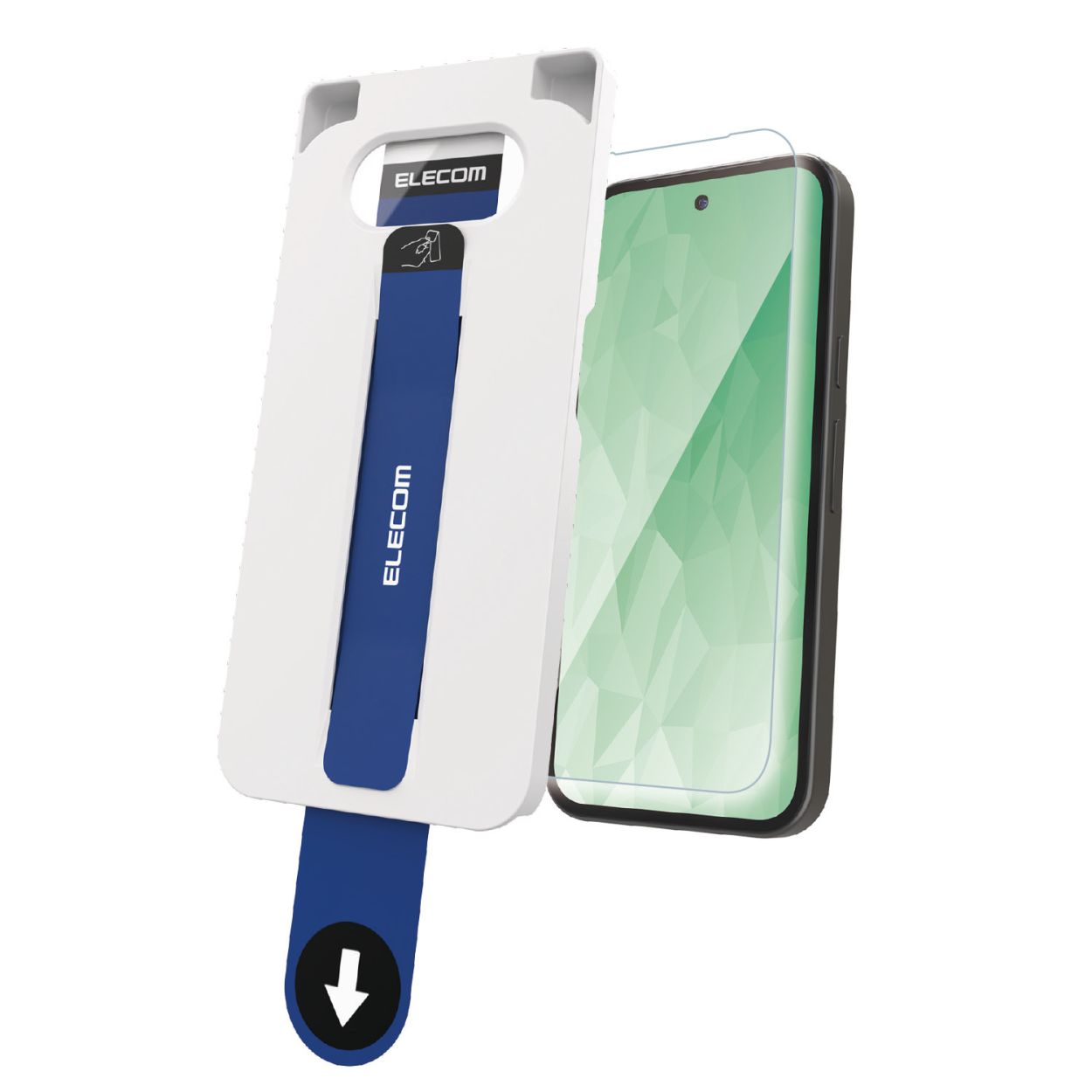 エレコム Google Pixel 10a ガラスフィルム 光沢 極薄ガラス.07mm タッチ感度 硬度9H 飛散防止設計 指紋がつかない 気泡が入らない 超簡単貼り付けツール付き PM-P261FLGUST