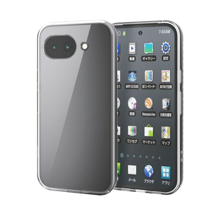Rakuten - エレコム Google Pixel 10a ケース カバー クリア 極限設計 耐衝撃 衝撃吸収 背面硬度5H 極限設計 ハイブリッド ポリカーボネート 4つ角エアークッション クリア PM-P261HVCKKCR
