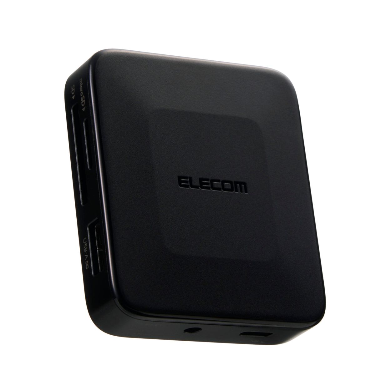 エレコム ドッキングステーション Type-C 磁石付き USB-A×1 HDMI×1 USB-C×2 SD+microSDカードスロット 音声ジャック ブラック ELECOM DST-N071BPBK