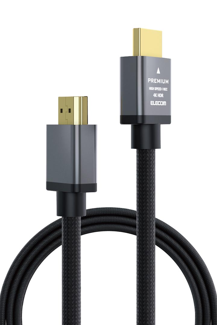 エレコム HDMIケーブル Premium HDMIケーブル アルミコネクタ HDMI ケーブル 4K2K(...