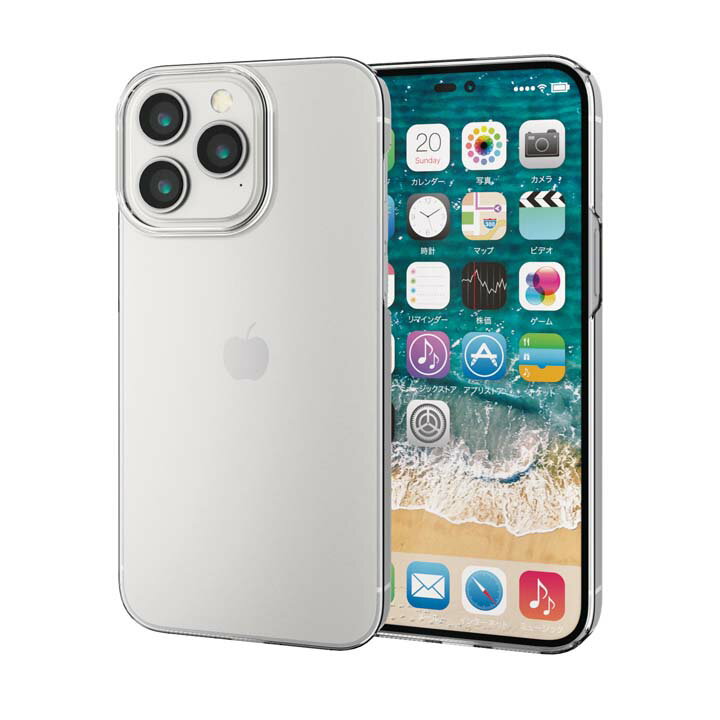 エレコム iPhone 14 Pro Max 用 ハードケース 極み iPhone14 Pro Max 6.7インチ ハード ケース カバー クリア PM-A22DPVKCR