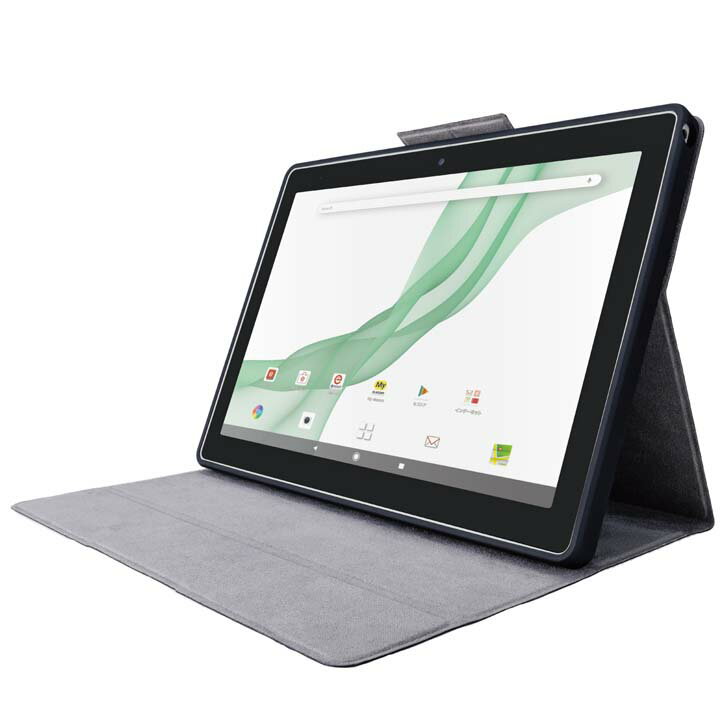 エレコム dtab d-51C 用 dtab d-51C フラップケース ソフトレザー スリープ対応 dtab d-51C　Dタブ ディータブ フラップ ケース カバー スリープ対応 ブラック TB-S221SABK