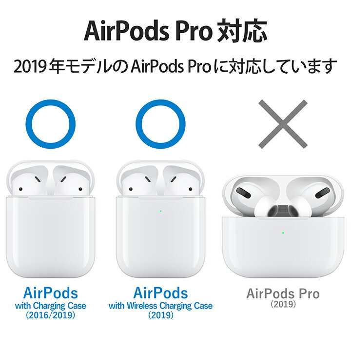 ���쥳�� AirPods �� Tough Slim������ ̵�����š������ݥå� �б����������� ���ե���� ������ ����ӥ��� �ۥ磻�� ELECOM AVA-APTSWH