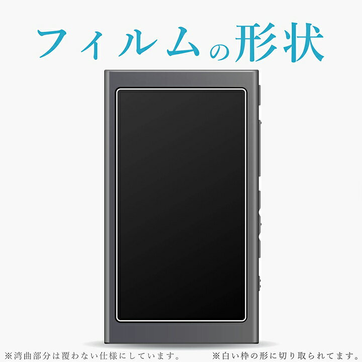 Walkman A 2018 NW-A50シリーズ対応 ハイスペックフィルム（高光沢） 保護フイルム ブルーライトカット AVS-A18FLFBLGP