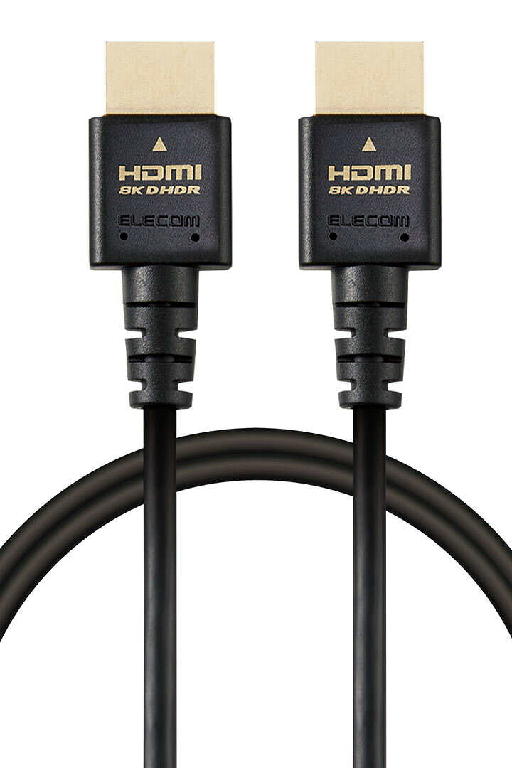 エレコム HDMIケーブル イーサネット対応 ウルトラハイスピード HDMI2.1 スリム 2....