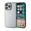 エレコム iPhone 15 Pro Max 用 ソフトケース 極限 メタリック iPhone15 Pro Max 3眼 6.7 インチ ソフト ケース カバー 極限保護 メタリックブラック ELECOM PM-A23DUCTMKBK