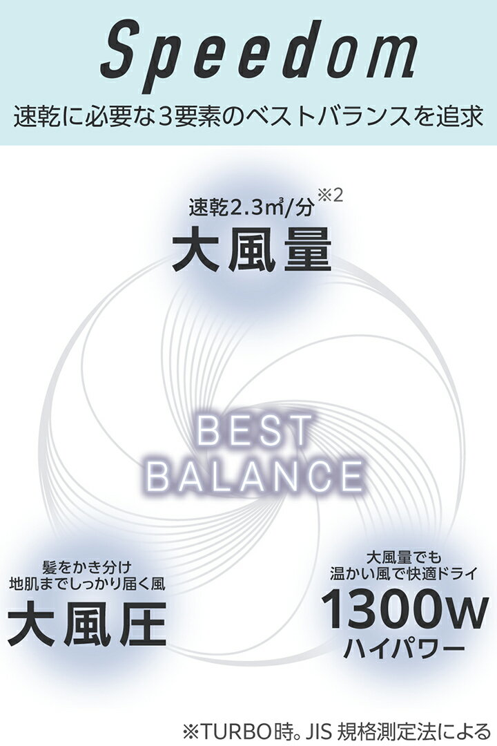 TESCOM プロテクトイオン ヘアドライヤー ハンド ドライヤー Speedom レッド テスコム TD570A-R