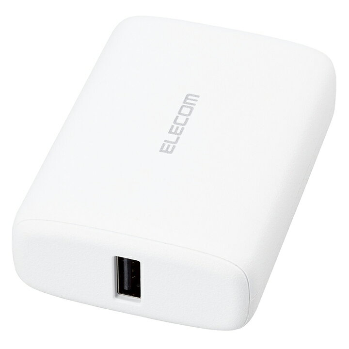 エレコム コンパクト モバイルバッテリー 20W 10000mAh C×1+A×1 リチウムイオン電池 USB パワーデリバリー USB Type-C入出力×1 USB-A出力×1 高速充電 急速充電 国内メーカー 大容量 ホワイト 母の日 DE-C46L-10000WH