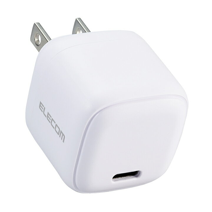 エレコム スマホ・タブレット用 20W AC充電器 C×1 USB Power Delivery 充電器 20W ...