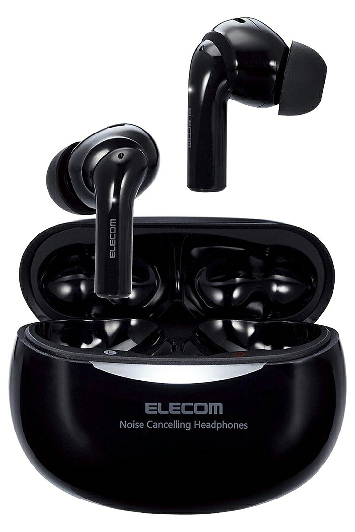 エレコム 完全ワイヤレス Bluetooth ヘッドホン イヤホン アクティブノイズキャンセリング ワイヤレス デジタル耳せんモード TWS15シリーズ AAC対応 ブラック ELECOM LBT-TWS15BK2 elecom-10065134 エレコムダイレクトショップ サンプル画像2