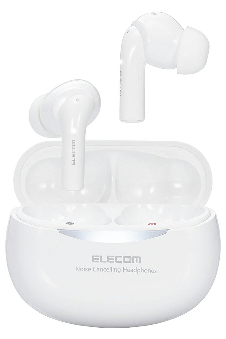 エレコム 完全ワイヤレス Bluetooth ヘッドホン イヤホン アクティブノイズキャンセリング ワイヤレス デジタル耳せんモード TWS15シリーズ AAC対応 ホワイト ELECOM LBT-TWS15WH2 elecom-10065151 エレコムダイレクトショップ サンプル画像2