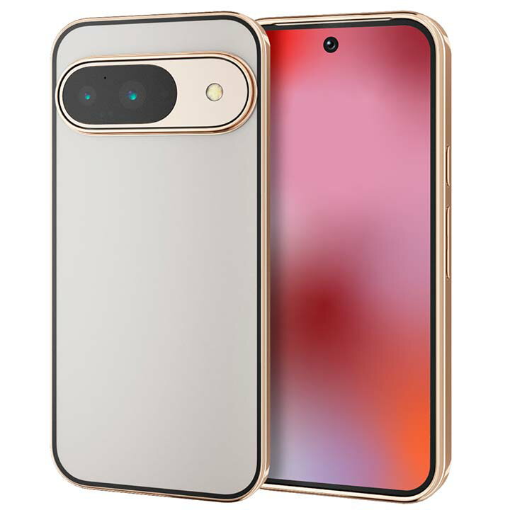 エレコム Google Pixel 9 / 9 Pro 用 ソフトケース メタリック GooglePixel9 Pro ソフト ケース カバー メタリックブラック PM-P242UCTMBK