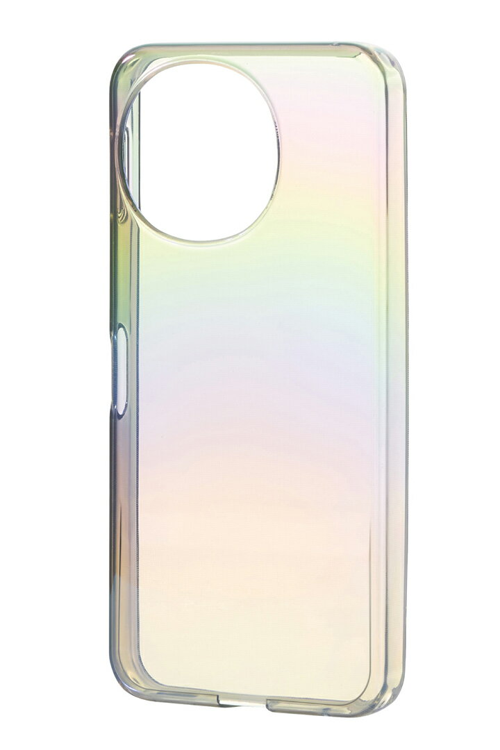 エレコム AQUOS sense9 用 meliano ソフトケース クリアオーロラ SH-53E ソフト ケース カバー ブラック ELECOM PM-S244UCABK