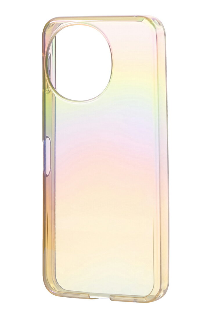 エレコム AQUOS sense9 用 meliano ソフトケース クリアオーロラ SH-53E ソフト ケース カバー ブラウン ELECOM PM-S244UCABR