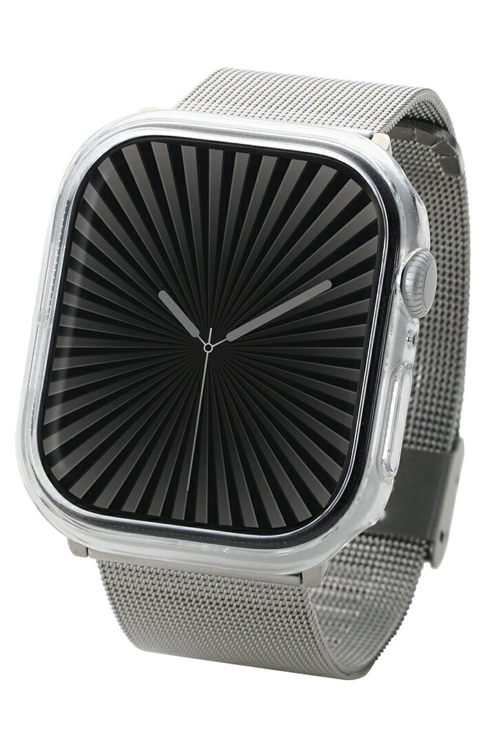 エレコム Apple Watch 46mm 用 ハードバンパー AppleWatch 46 ハード バンパー カバー クリア ELECOM AW-24ABPPCR