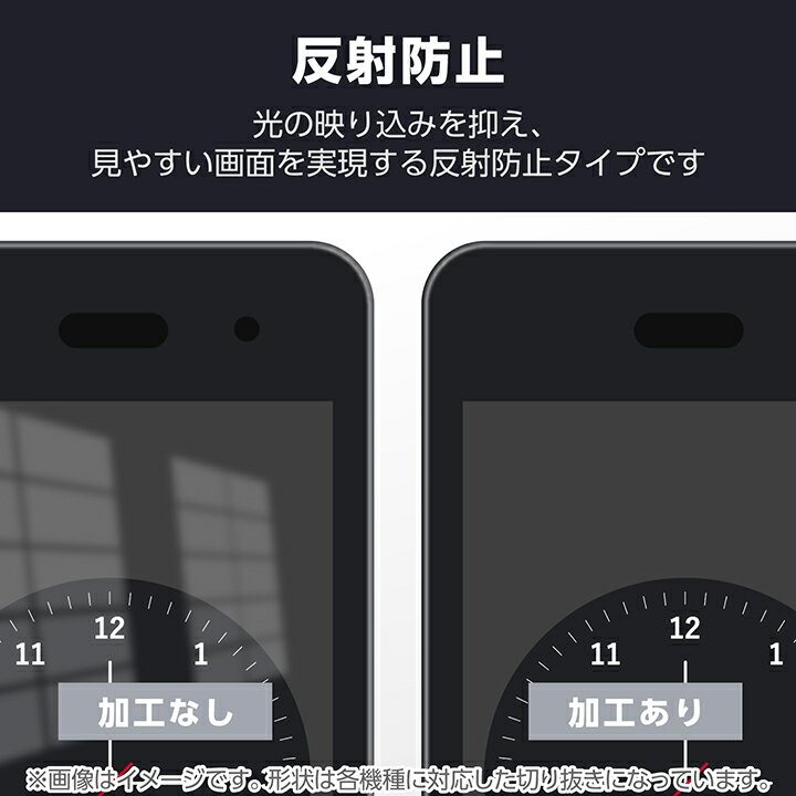 エレコム GRATINA KYF44 用 フィルム 指紋防止 反射防止 液晶 保護フィルム ELECOM PMHK242FLF