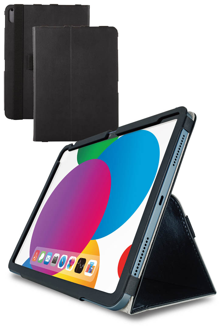 쥳 iPad 10  եåץ եȥ쥶 2󥰥  iPad 2022 ֥å ELECOM TB-A22RPLFBKN