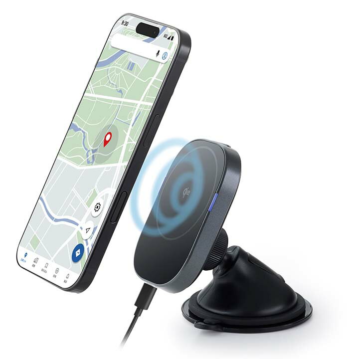 エレコム Qi2規格対応 ワイヤレス充電器 車...の紹介画像2
