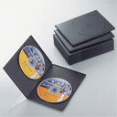 エレコム ディスクケース DVDトールケース DVDケース 2枚収納 10枚セット ブラック CCD-DVDS06BK 2