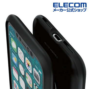 エレコム iPhone 11 用 TOUGH SLIM リング付き ケース カバー iphone6.1 iPhone11 アイフォン 11 新型 iPhone2019 6.1インチ 6.1 スマホケース リング スマホリング タフスリム シンプル フィンガーリング 衝撃吸収 耐衝撃 ピンク PM-A19CTSRPN