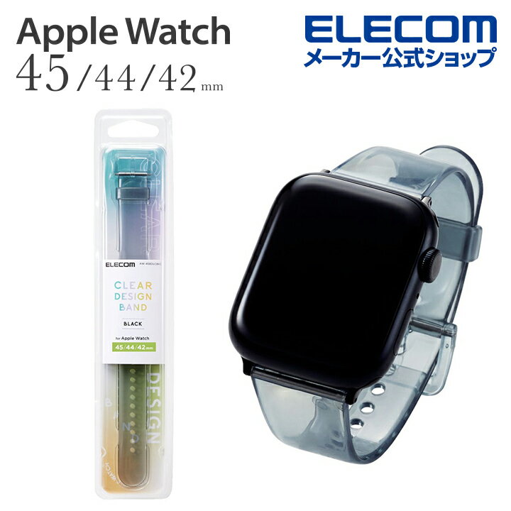 쥳 Apple Watch 45 44 42 mm  ꥢХ åץ륦å Х ꥢǥ ꥢ֥å AW-45BDUCBKC
