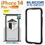 쥳 iPhone 14 Plus  TOUGH SLIM LITE Хѡ iPhone14 Plus 6.7 ϥ֥å Хѡ  С ե 饤 ֥å PM-A22BTSLBBK