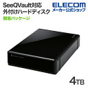 エレコム 外付けHDD 4TB SeeQVault Desktop D...(2)
