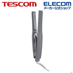 TESCOM プロフェッショナル アレンジ アイロン プロテクトイオン マイナスイオン ノビーバイ ヘアーアイロン 幅 15mm 15ミリ 海外対応 温度調整 ツヤ 静電気 薄型 ショート アレンジ 美容室 NIS300A-H