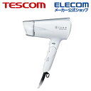 TESCOM マイナスイオン ヘアー ドライヤー 385gの軽量ボディで1.5m/分 最軽量 385g ダブルマイナスイオン発生方式 TD335B-S