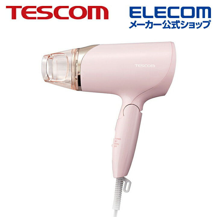 テスコム TESCOM マイナスイオン ヘアドライヤー ハンド ドライヤー ピンク テスコム TD260A-P