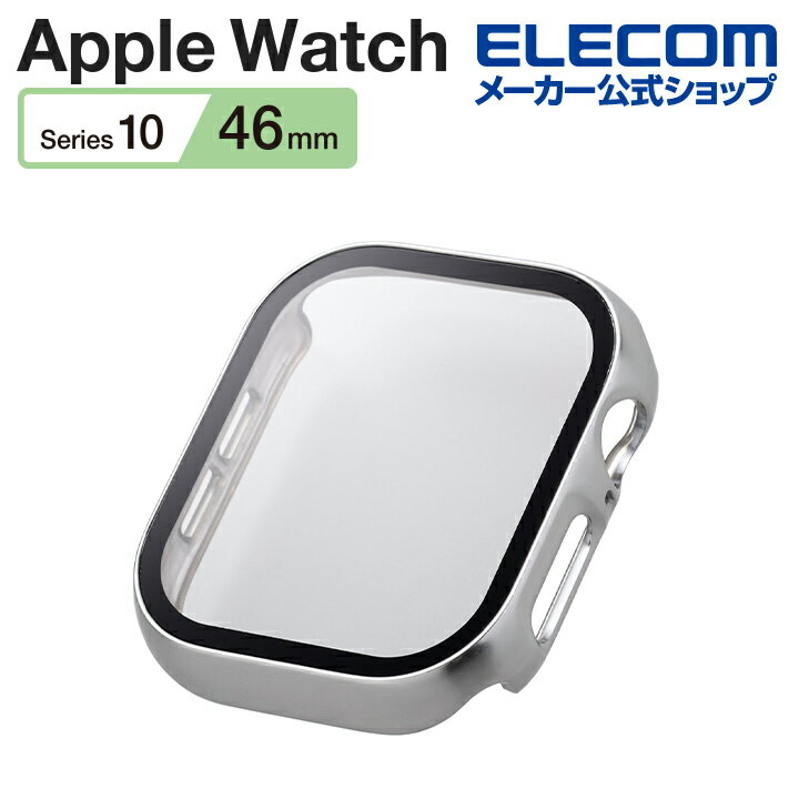 쥳 Apple Watch 46mm  ե륫С ץߥ६饹 Ʃ ᥿å AppleWatch 46 ե륫С  С С ELECOM AW-24AFCGPSV